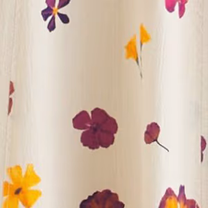 Cream floral