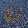 Medium horseshoe embroidery