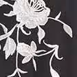 Black Embroidered