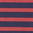 Navy And Red Stripe