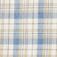 Blue/ Tan Plaid